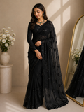 VIRAL - Midnight Black Saree