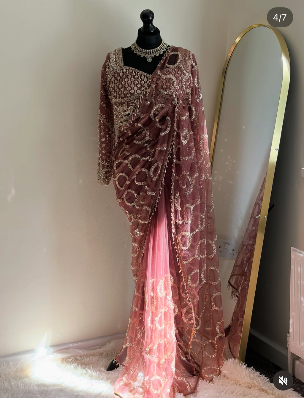 Exclusive Hand Work Designer premium Saree
