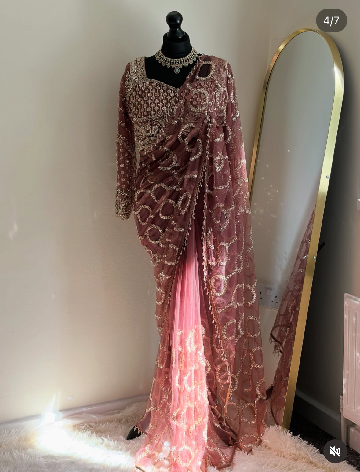 Exclusive Hand Work Designer premium Saree