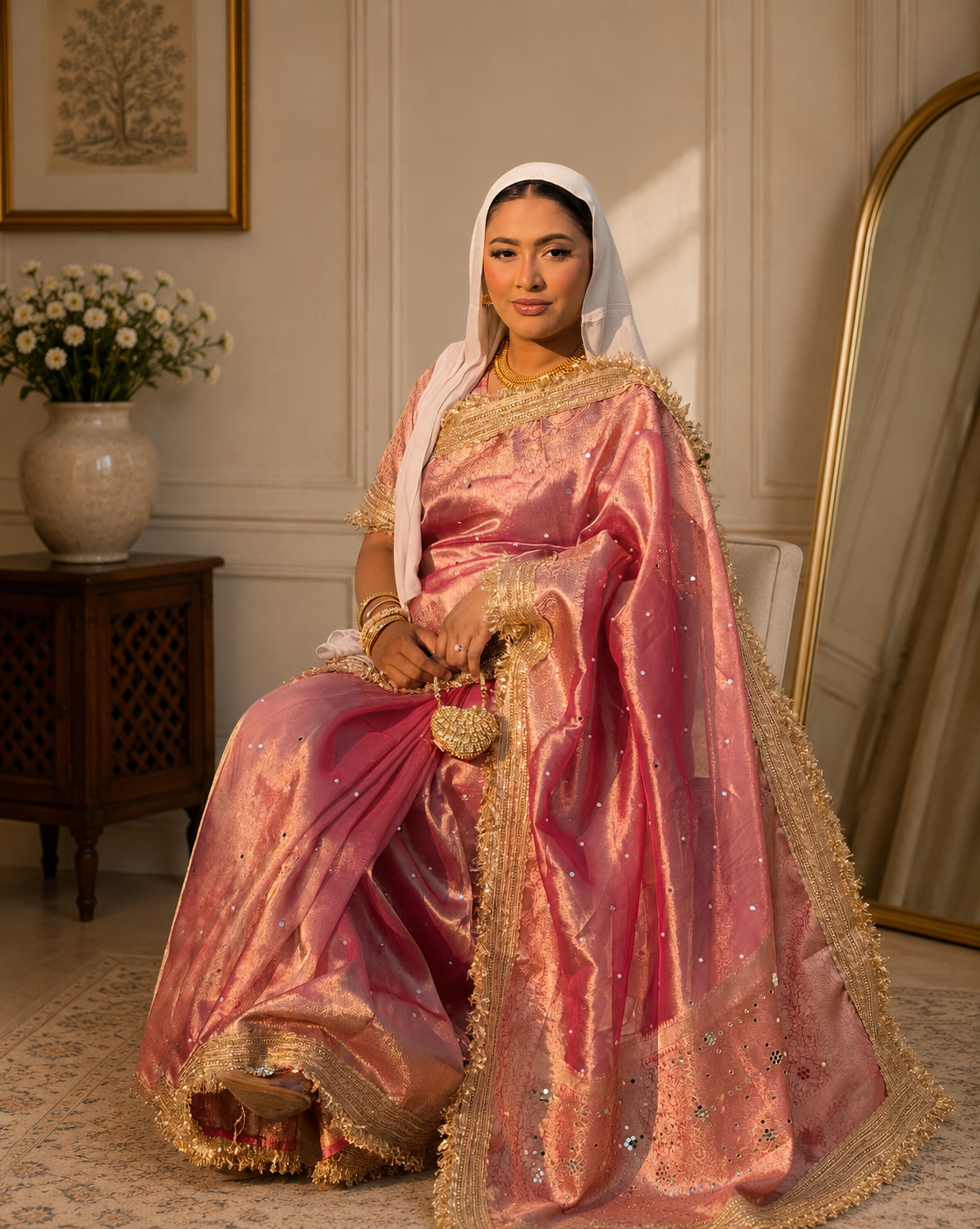Viral Maharani Saree